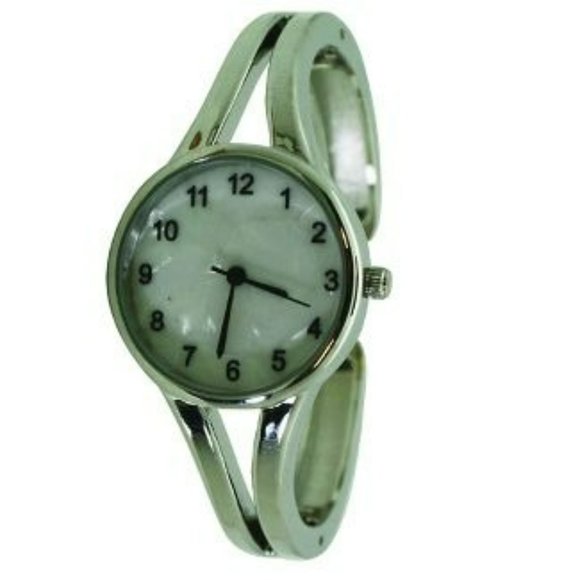 Olivia Pratt Slim Small Numbers Dial Metal Bangle Watch - Picture 1 of 2